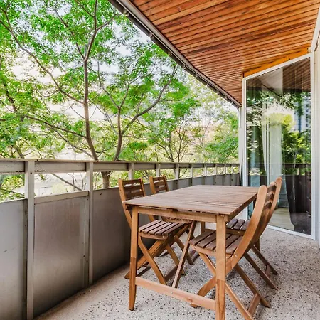 Апартаменты Blueground Les Corts Balcony Ac Wd Bcn-157
